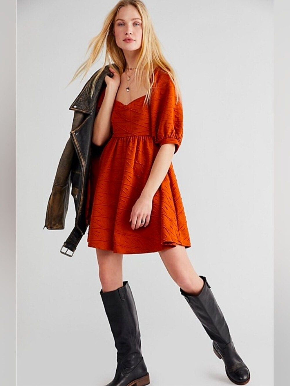 Free People | NWT Violet Mini Dress In Sunset Size Small